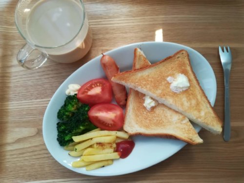 ワンプレート朝ごはん