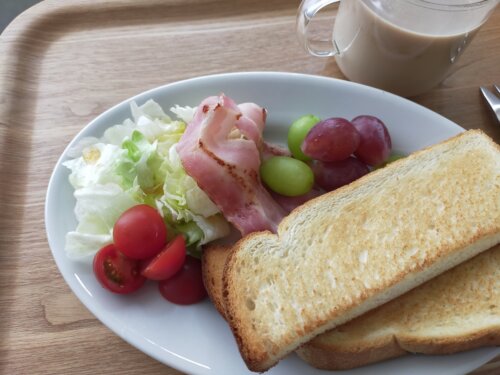 一人暮らしの朝ごはん
