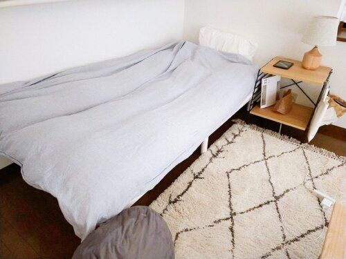 無印のベッドカバー